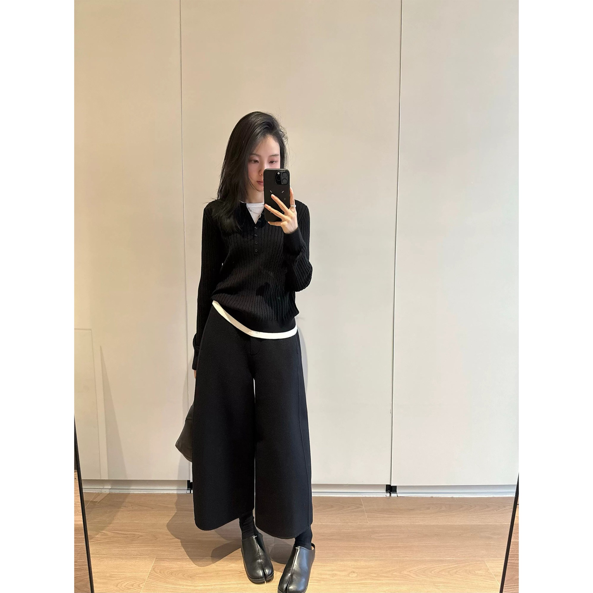Women’s Casual Wool-Blend Straight-Leg Ankle Pants